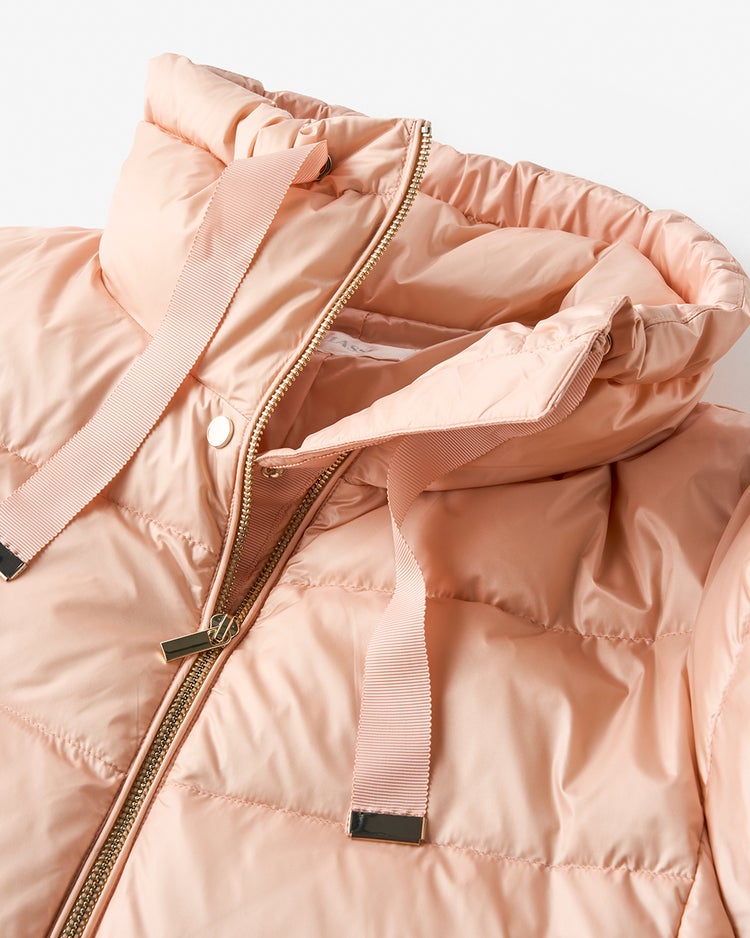 艶Airダウン・スタンドカラーロングコート 詳細画像 ソフトピンク 3