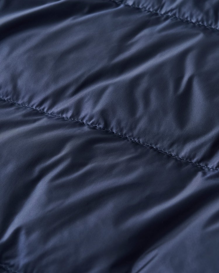 艶Airダウン・スタンドカラーロングコート 詳細画像 ミッドナイトブルー 3