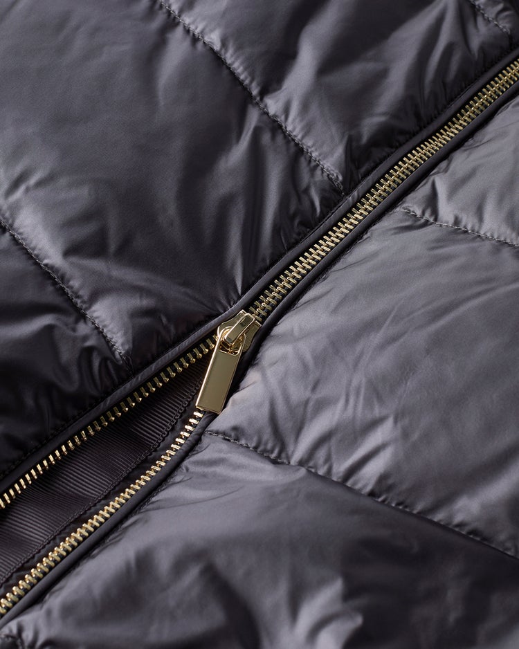 艶Airダウン・スタンドカラーロングコート 詳細画像 ニュアンスグレー 5