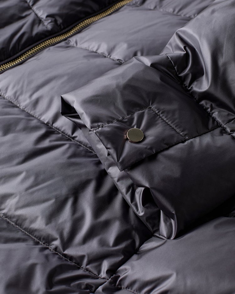 艶Airダウン・スタンドカラーロングコート 詳細画像 ニュアンスグレー 7