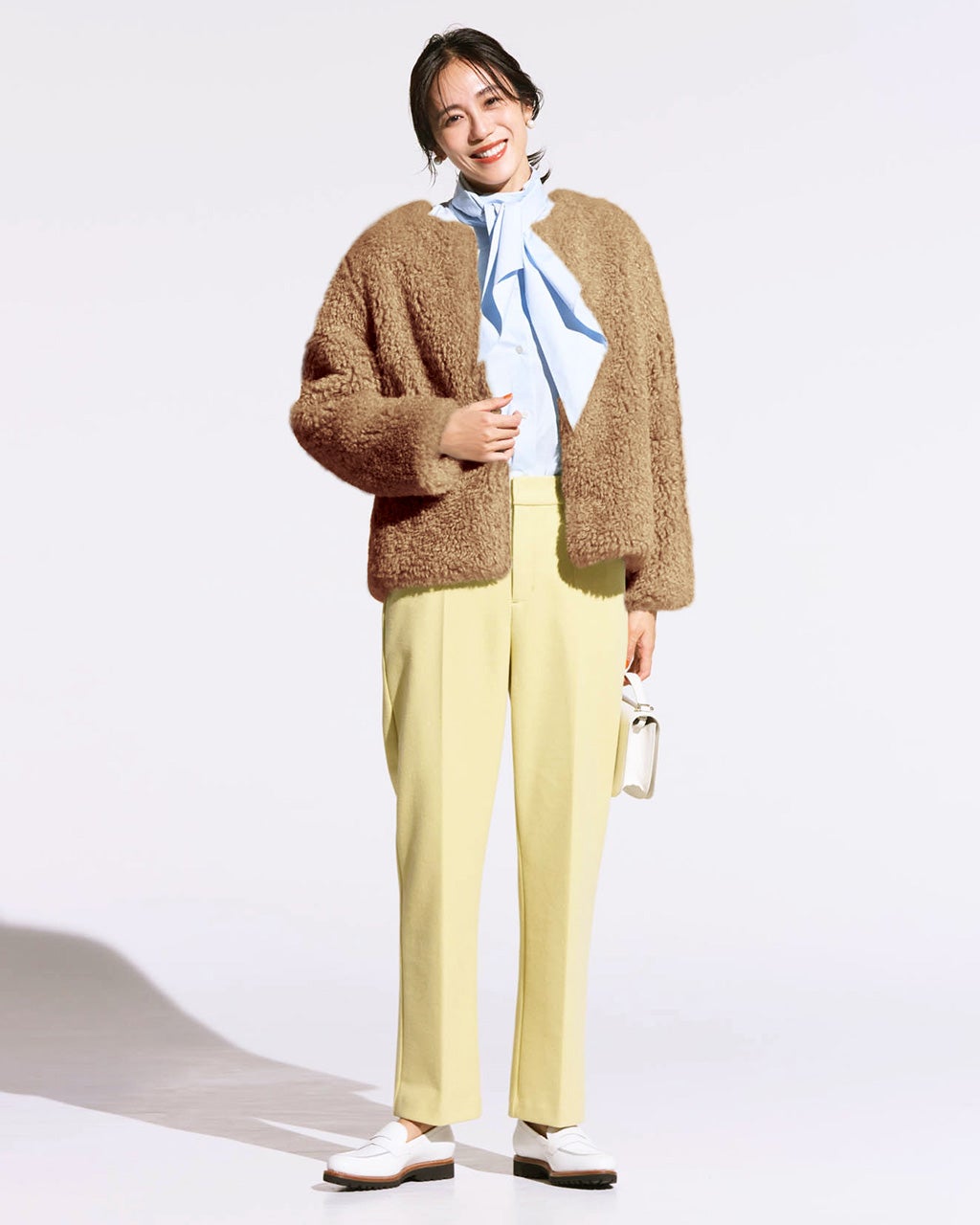 レディース ノーカラーコート（ブラウン）一覧/40代50代からの