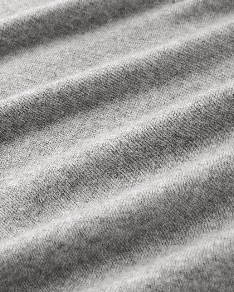 カシミヤ混・裾レースVネックニット 詳細画像 グレー 2