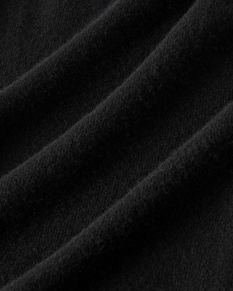 カシミヤ混・ハイネックニット 詳細画像 ブラック 5