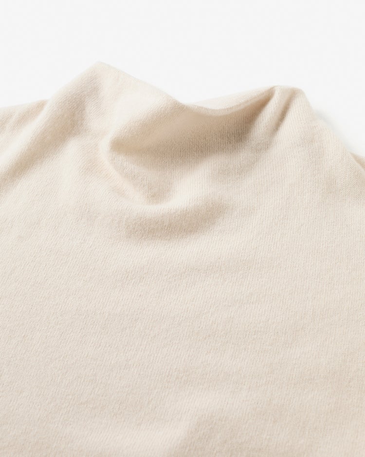 カシミヤ混・ハイネックニット 詳細画像 アイボリー 5