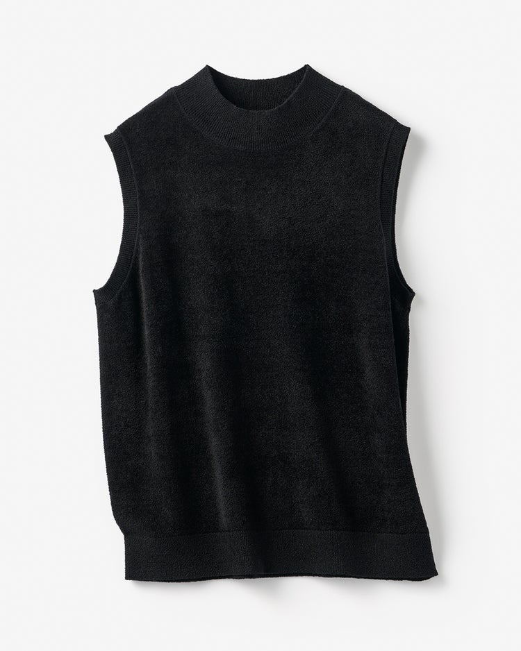 モールニット・ハイネックトップス 詳細画像 ブラック 5