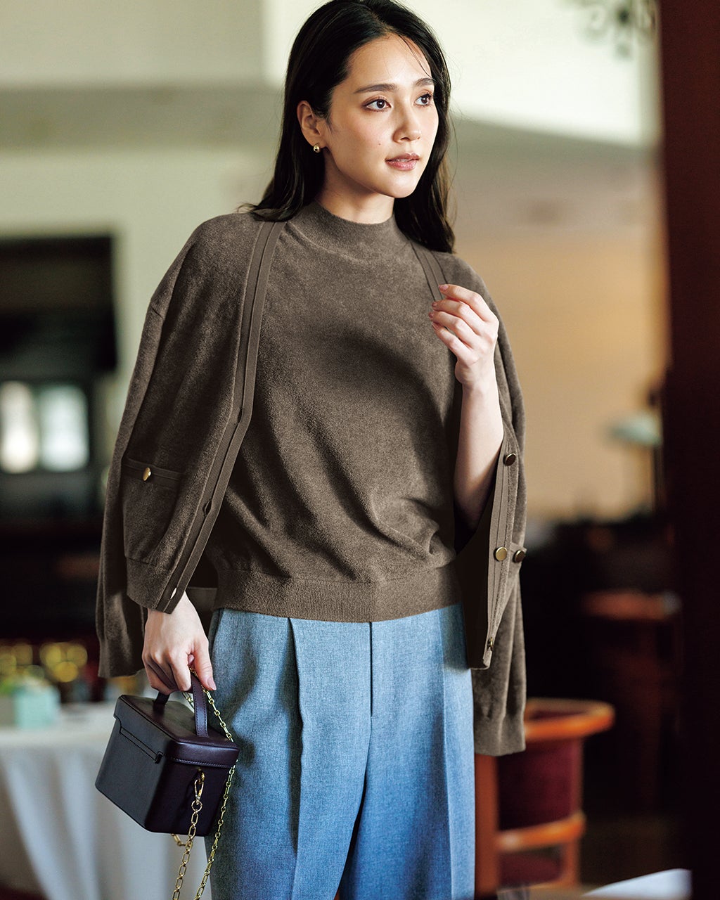 レディース アンサンブル カーディガン/40代50代からのファッション