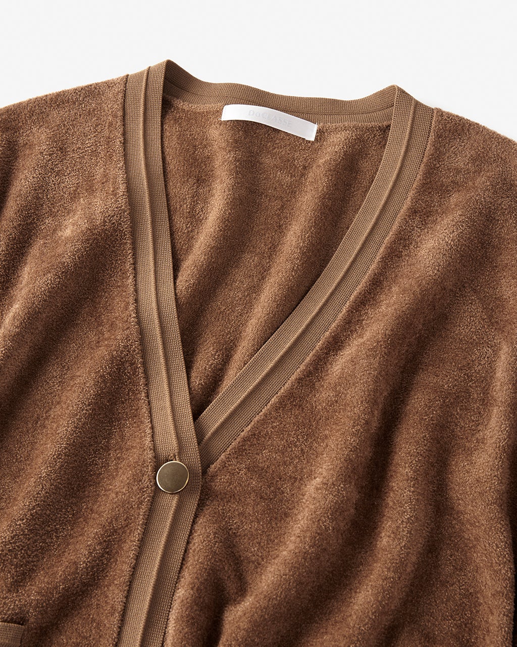 モールニット・Vネックカーディガン/DoCLASSE