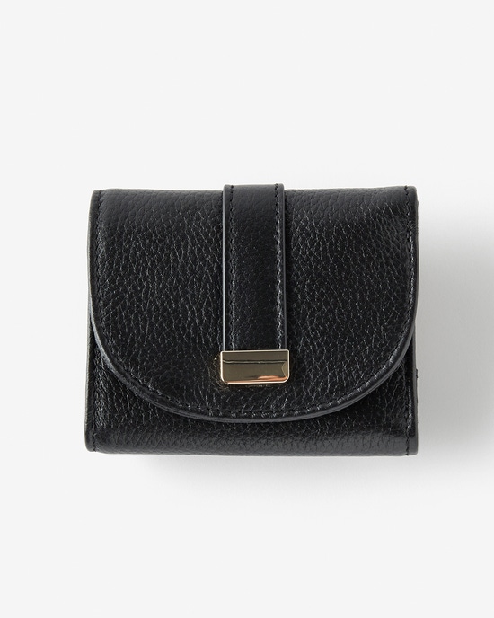 本革・三つ折りコンパクトウォレット