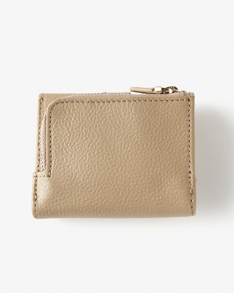 本革・三つ折りコンパクトウォレット 詳細画像 トープ 2