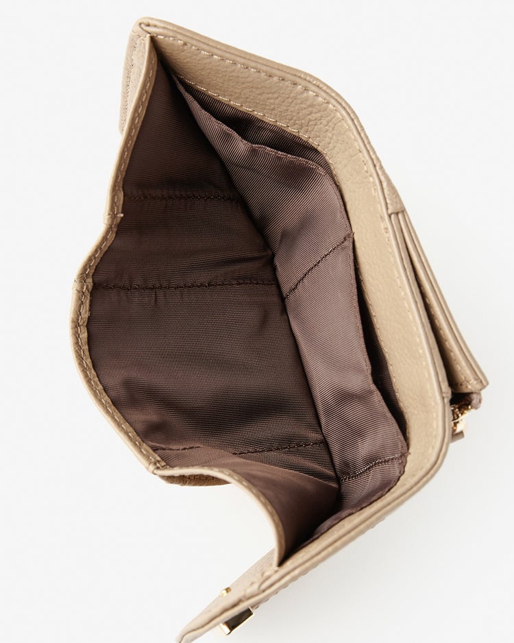 本革・三つ折りコンパクトウォレット 詳細画像 トープ 4