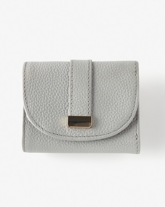 本革・三つ折りコンパクトウォレット