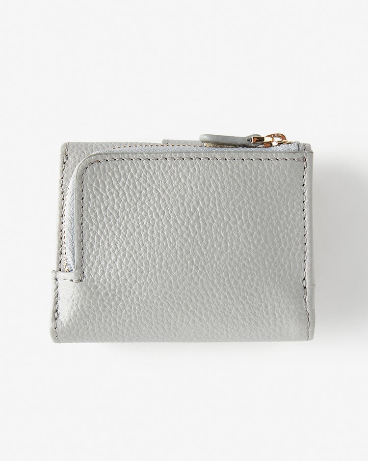 本革・三つ折りコンパクトウォレット 詳細画像 ライトブルー 2