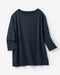 高密度シルコットン・7分袖Tシャツ／63cm丈 詳細画像