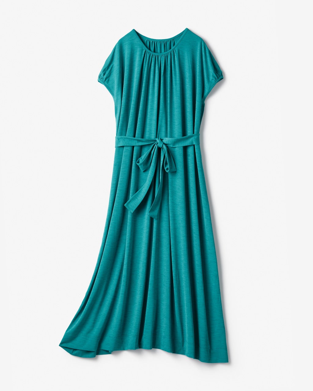 UVスラブ・ギャザーワンピース無地／長め丈115㎝/DoCLASSE