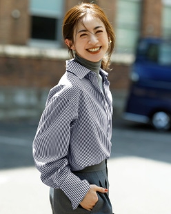 ダブルポケット・ワイドカフスシャツ