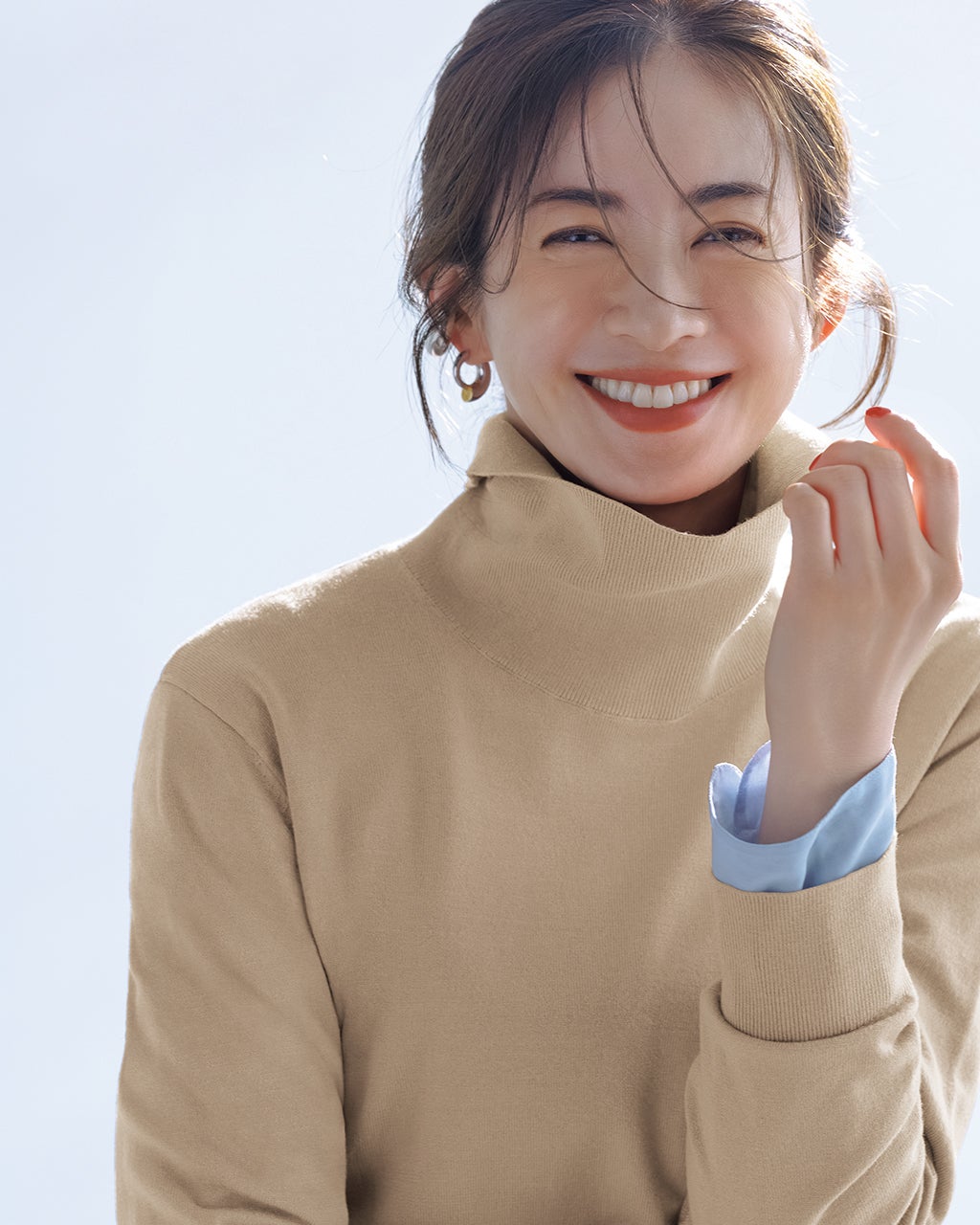 ベージュ ニット セーター フリーサイズ FREAK'S STORE セーター ニット 9G リラックスフィット ハーフ