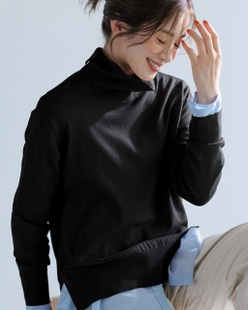 ハイゲージニット・バックスリットタートル