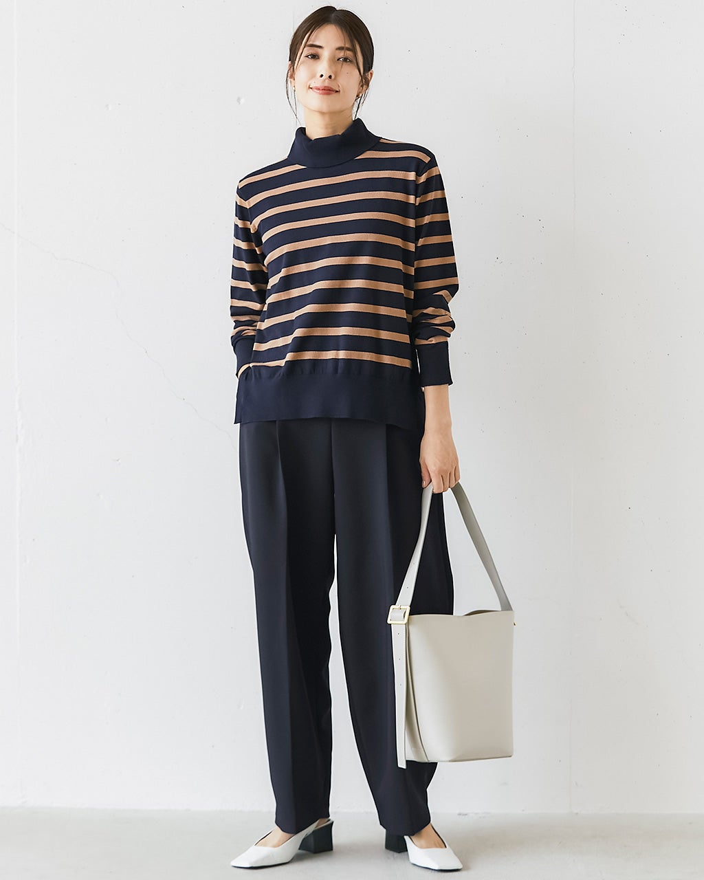 ハイゲージニット・バックスリットタートル/DoCLASSE