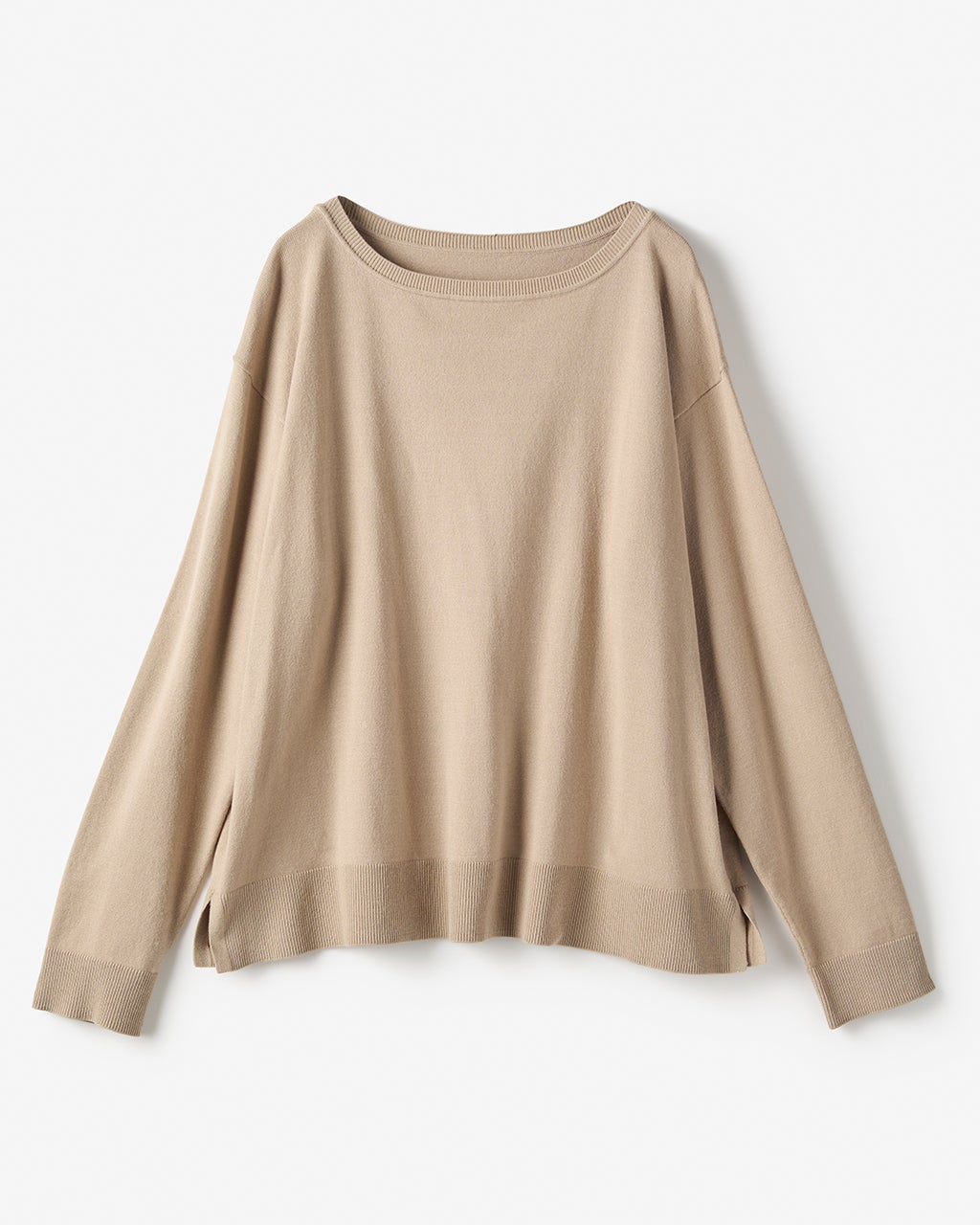 ハイゲージニット・抜け感ボートネック/DoCLASSE