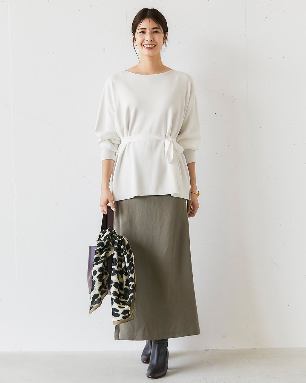 総針ニット・前後2WAYプルオーバー/40代50代からのレディース