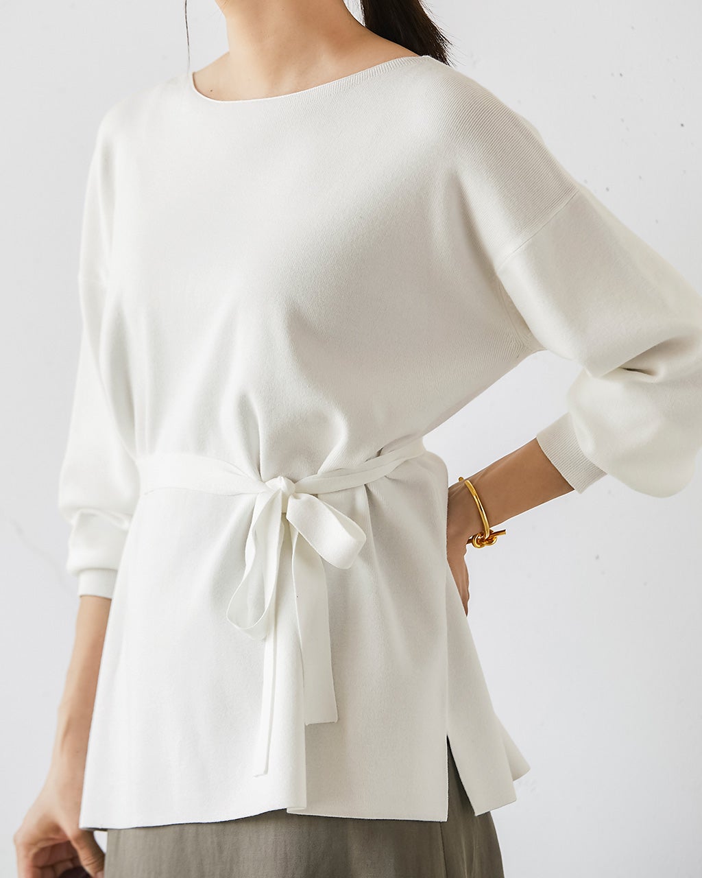 専用　EPoca 長袖カットソー ホワイト 50 専用 EPoca 長袖カットソー ホワイト 50 EPoca 長袖カットソー