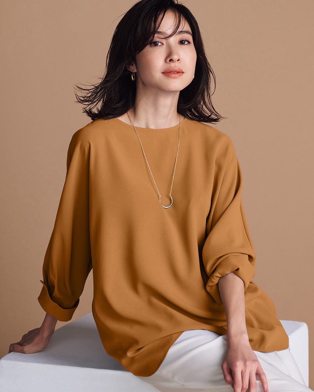 ジョーゼット・フォルムブラウス/DoCLASSE