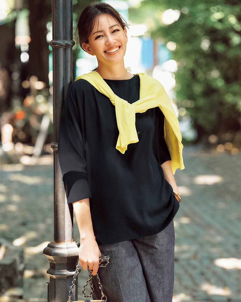 ジョーゼット・フォルムブラウス/40代50代からのレディース