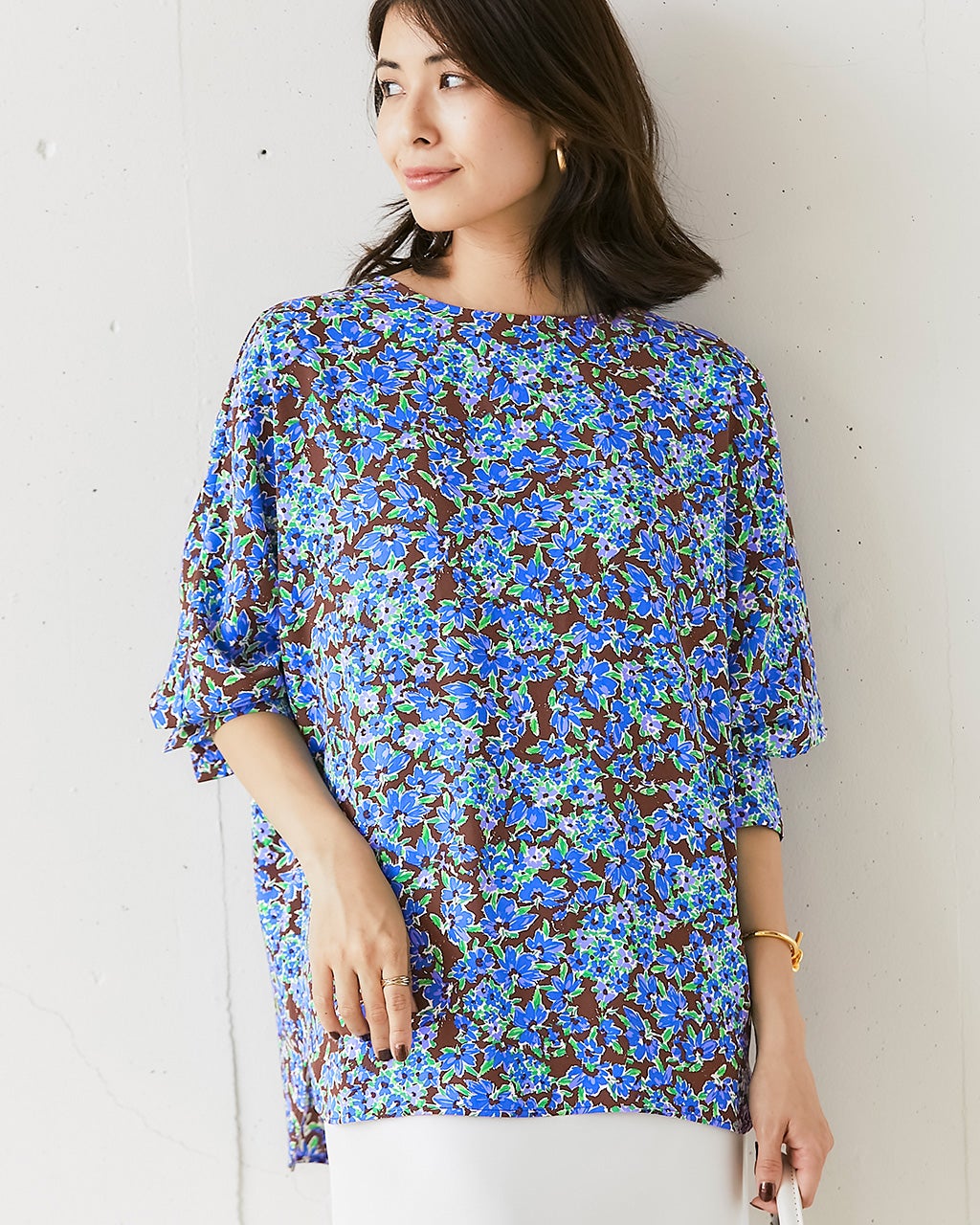 ジョーゼット・フォルムブラウス/DoCLASSE