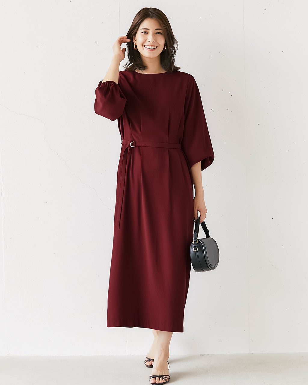 ワンピース（レッド）一覧/40代50代からのファッション通販 DoCLASSE