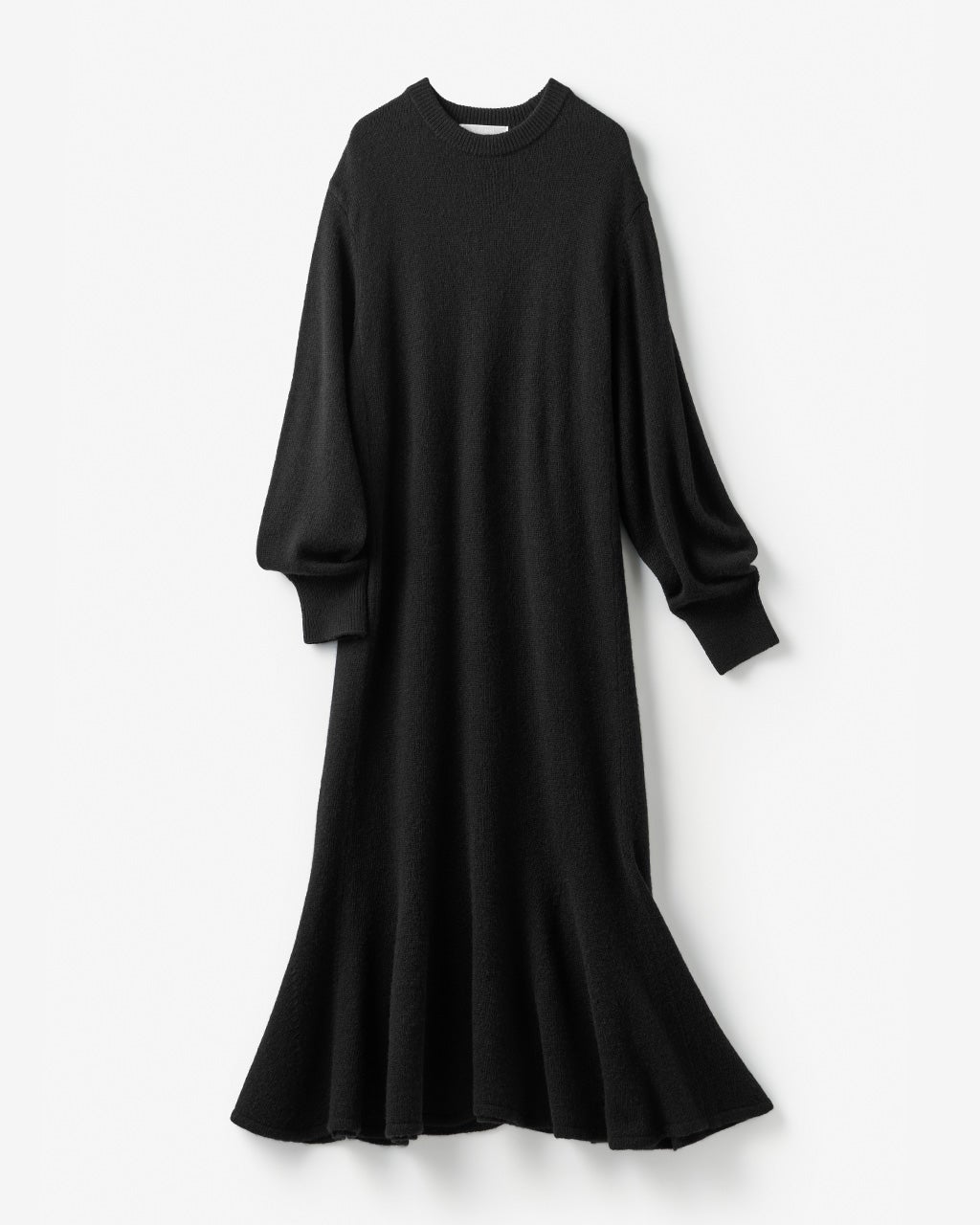 ストレッチウール・ニットフレアワンピース/40代50代からのレディース