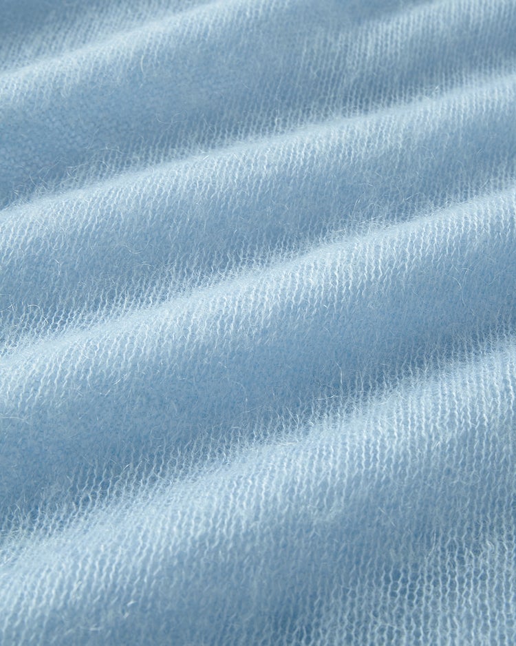 スーパーキッドモヘア・シアーハイネックニット 詳細画像 ライトブルー 5