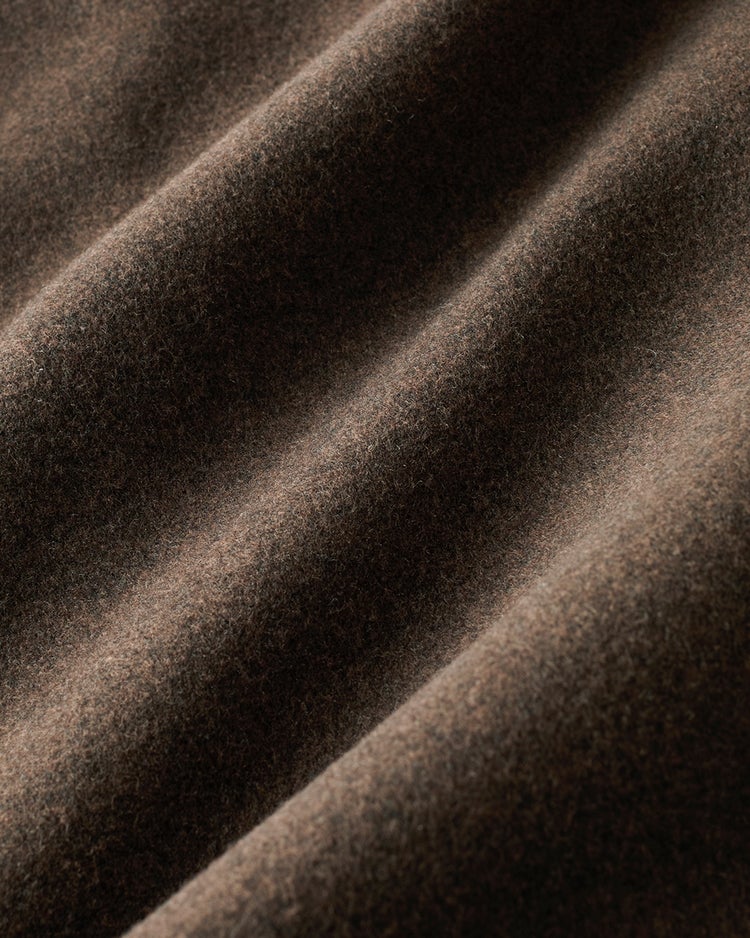 エコミンク・異素材ジレ 詳細画像 ブラウン 9