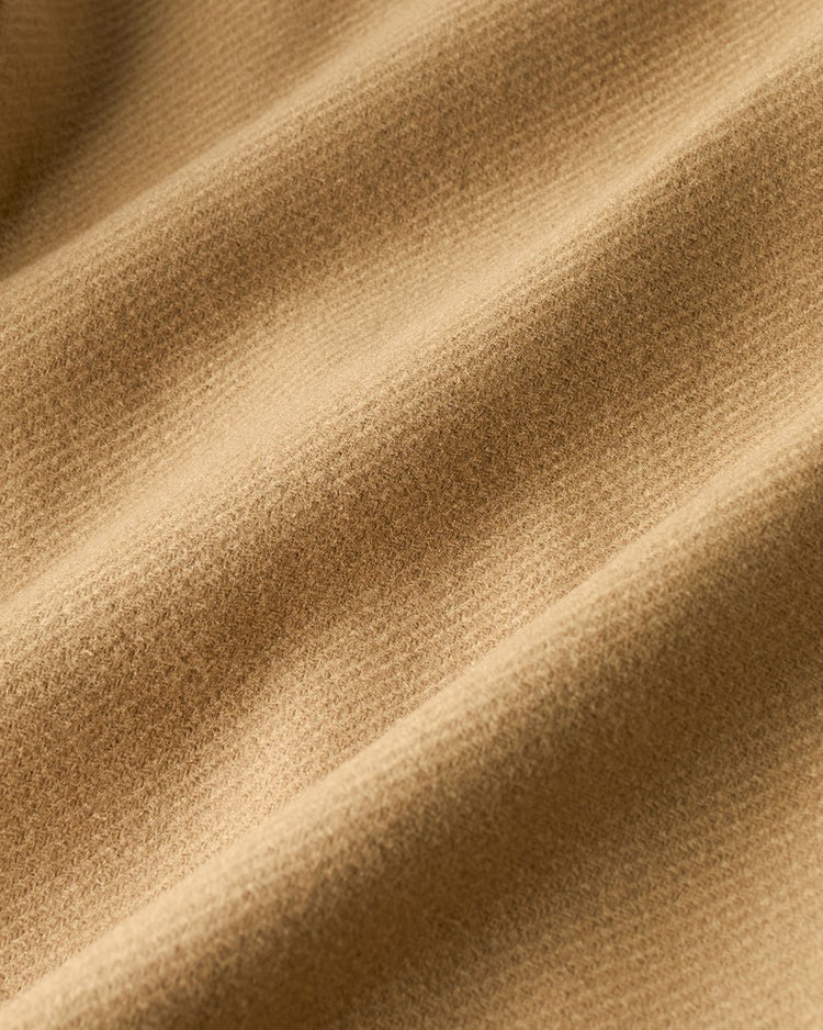 ウール混カルゼ・オーバーサイズピーコート 詳細画像 キャメル 9