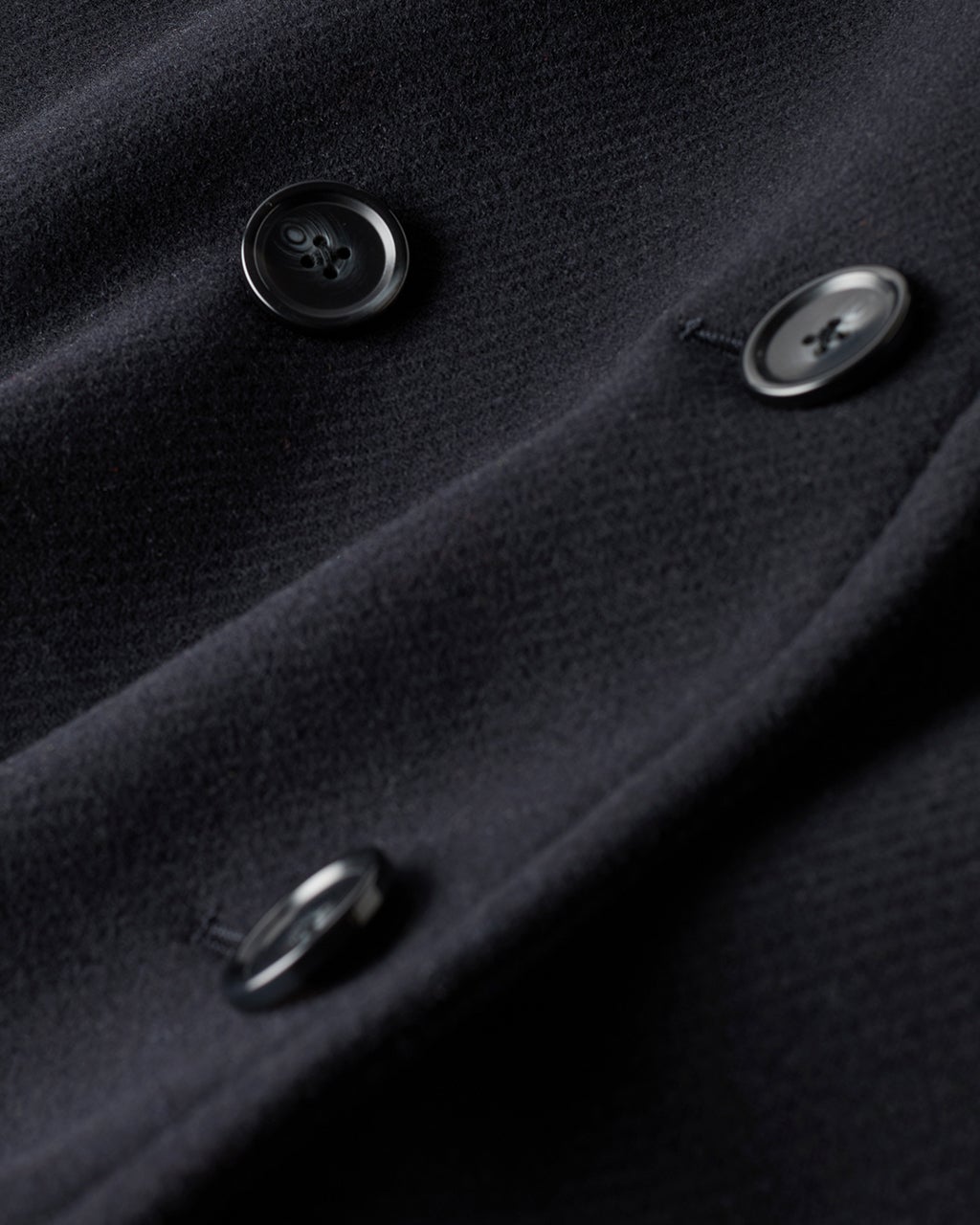 ウール混カルゼ・オーバーサイズピーコート/DoCLASSE