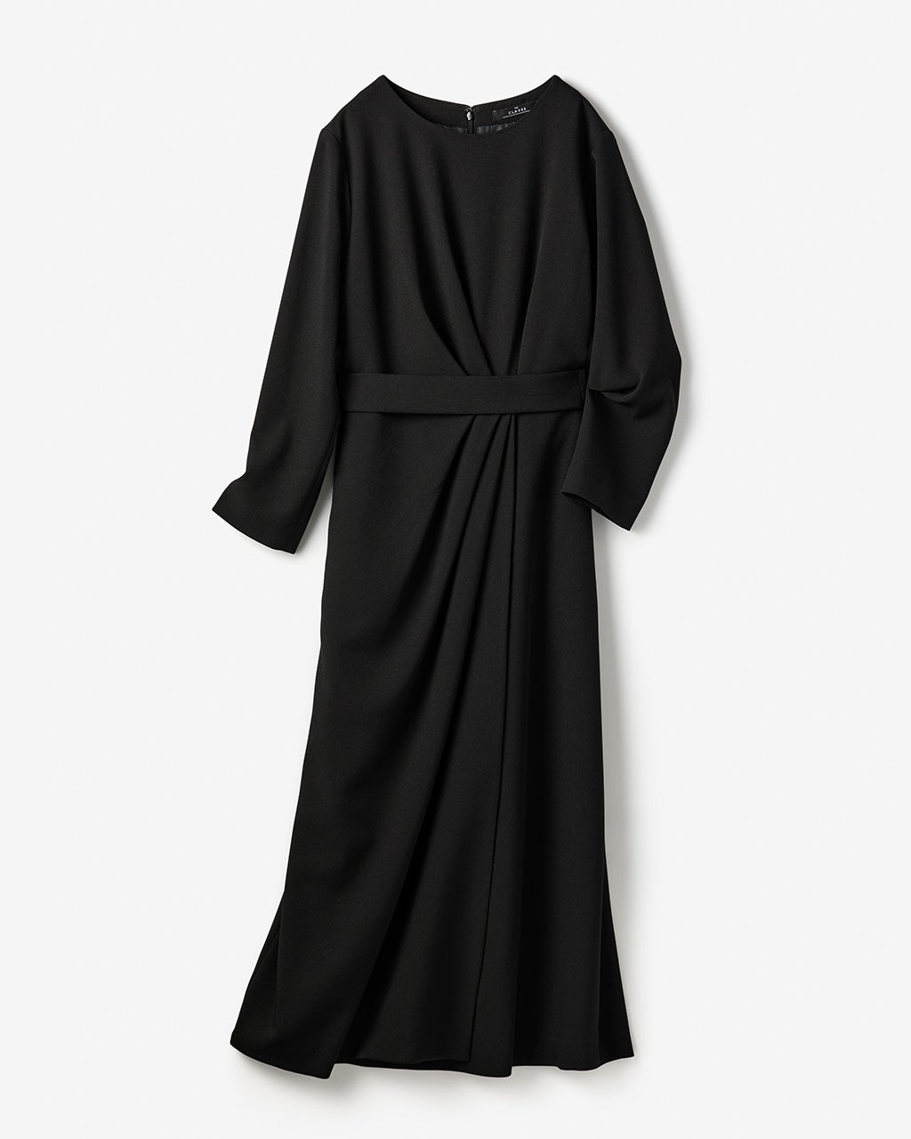 グラシエツイル・ウエストドレープワンピ―ス/DoCLASSE