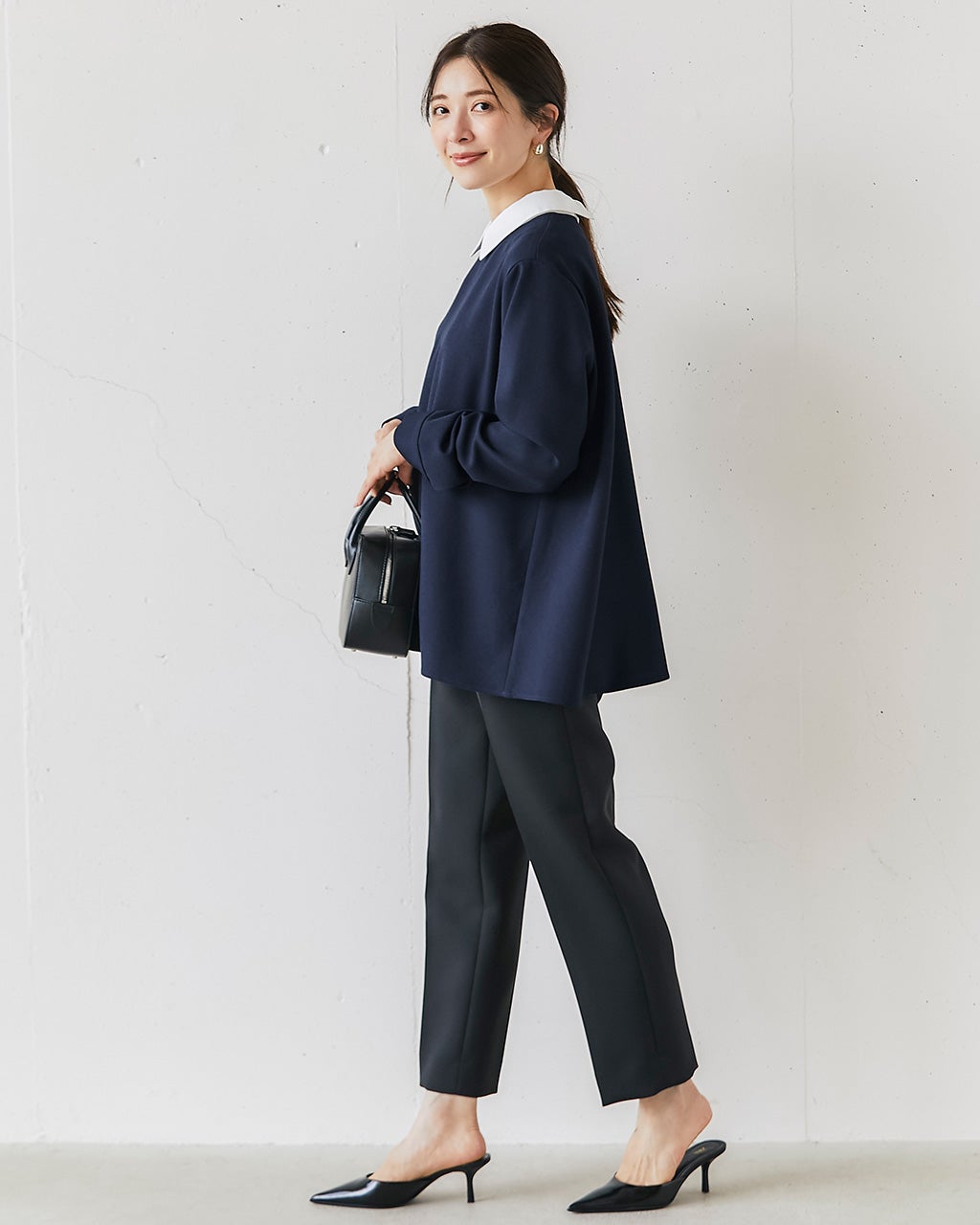 グラシエツイル・2WAY衿ブラウス/40代50代からのレディース