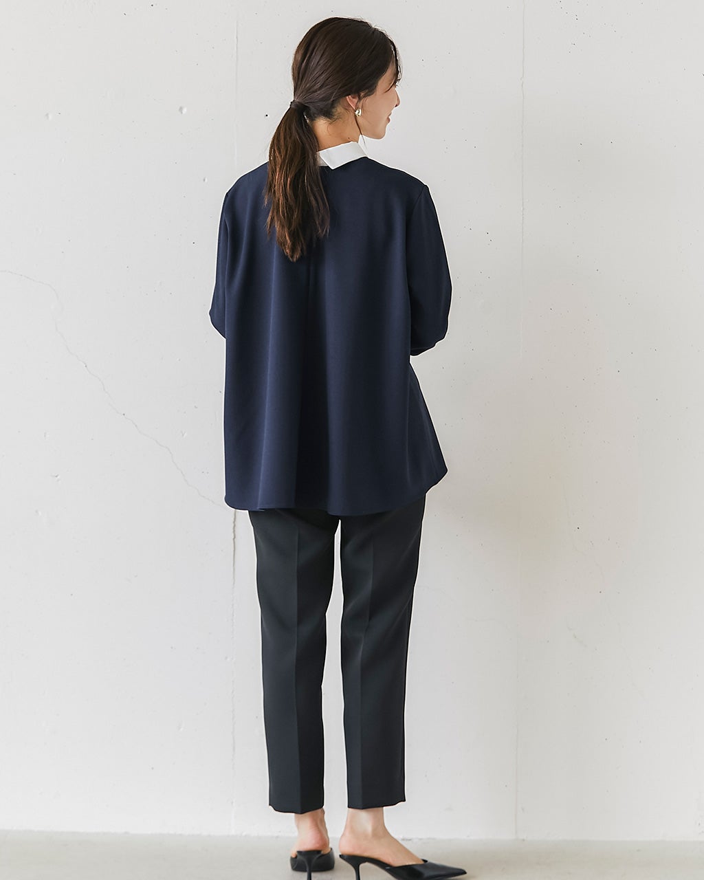 グラシエツイル・2WAY衿ブラウス/40代50代からのレディース