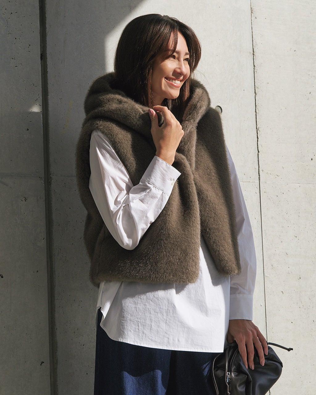 レディース ベスト・ジレ（グレー）一覧/40代50代からのファッション