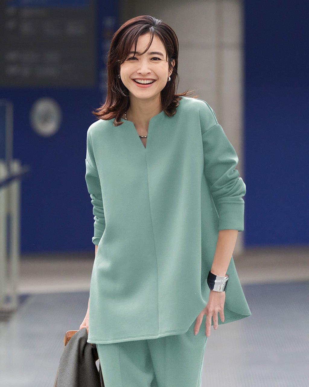 54 様 ライトダンボールニット・フレアトップス/40代50代からの
