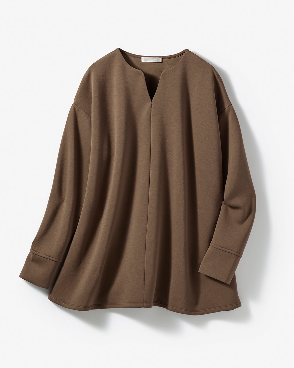 ライトダンボールニット・フレアトップス/40代50代からの