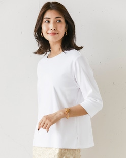 コンパクトフォルム／7分袖・ドゥクラッセTシャツ