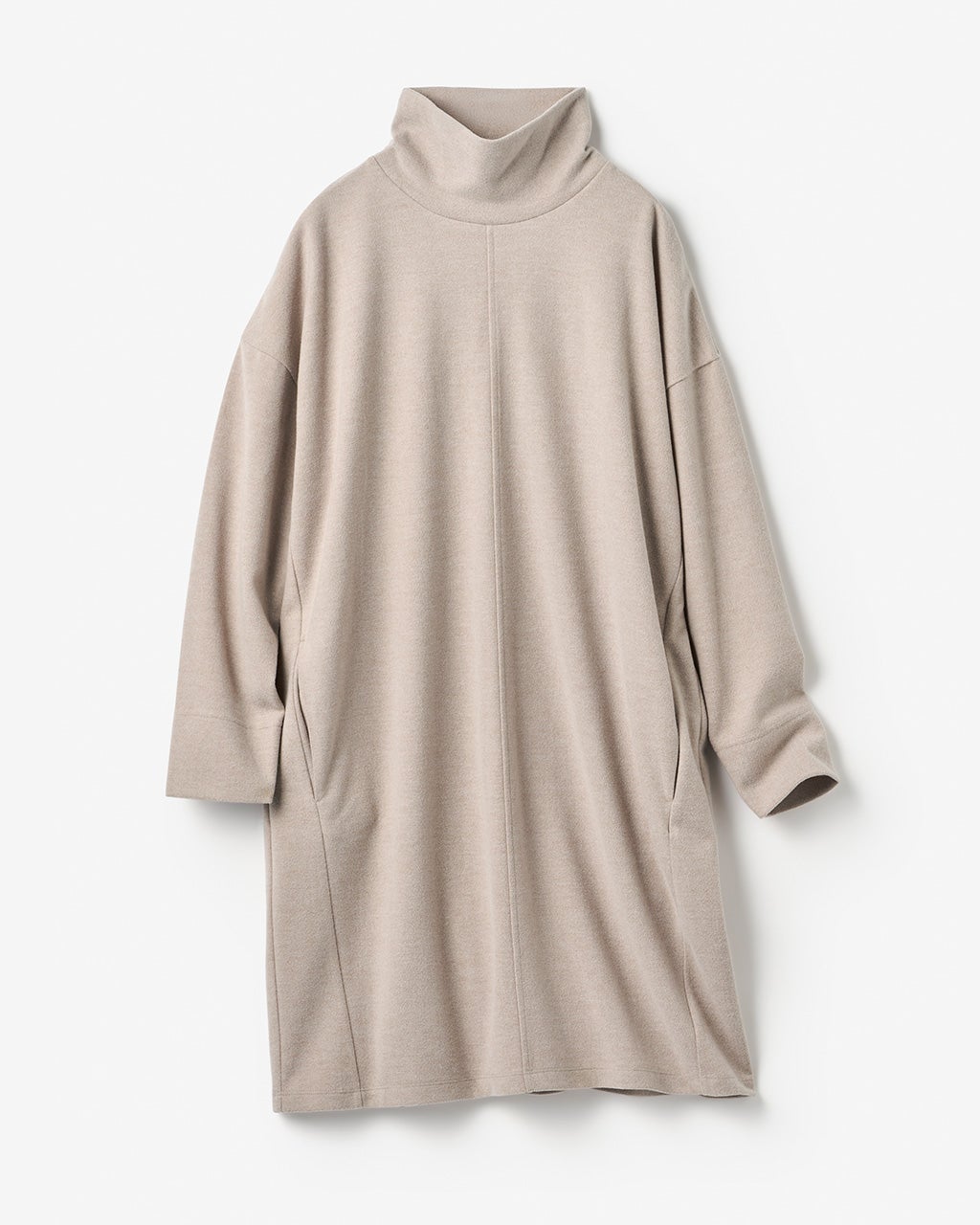 ニードルジャージー・ハイネックチュニック/40代50代からのレディース