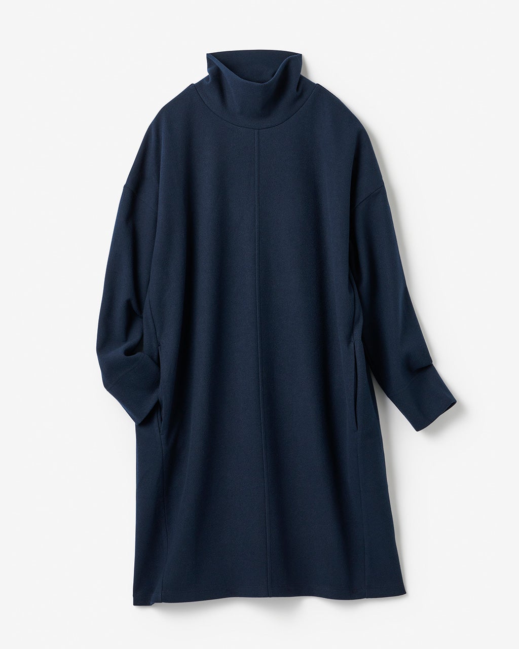 ニードルジャージー・ハイネックチュニック/DoCLASSE