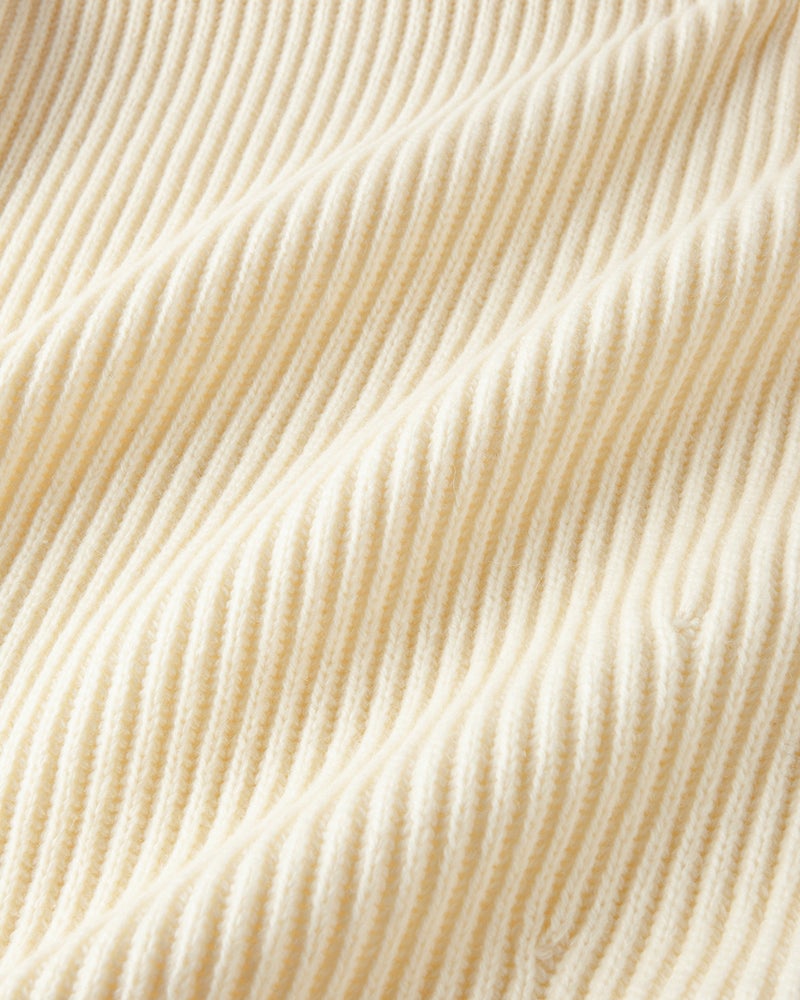 片畦編み・ショールカラーカーディガン 詳細画像 オフホワイト 7