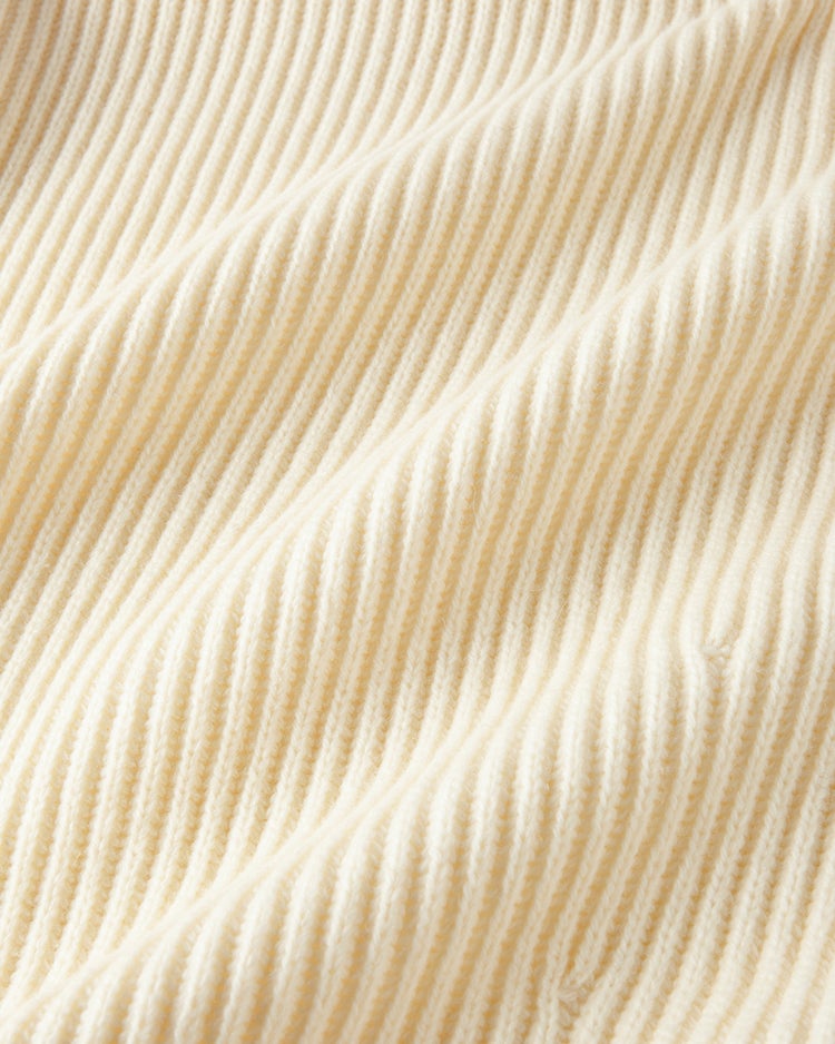 片畦編み・ショールカラーカーディガン 詳細画像 オフホワイト 7