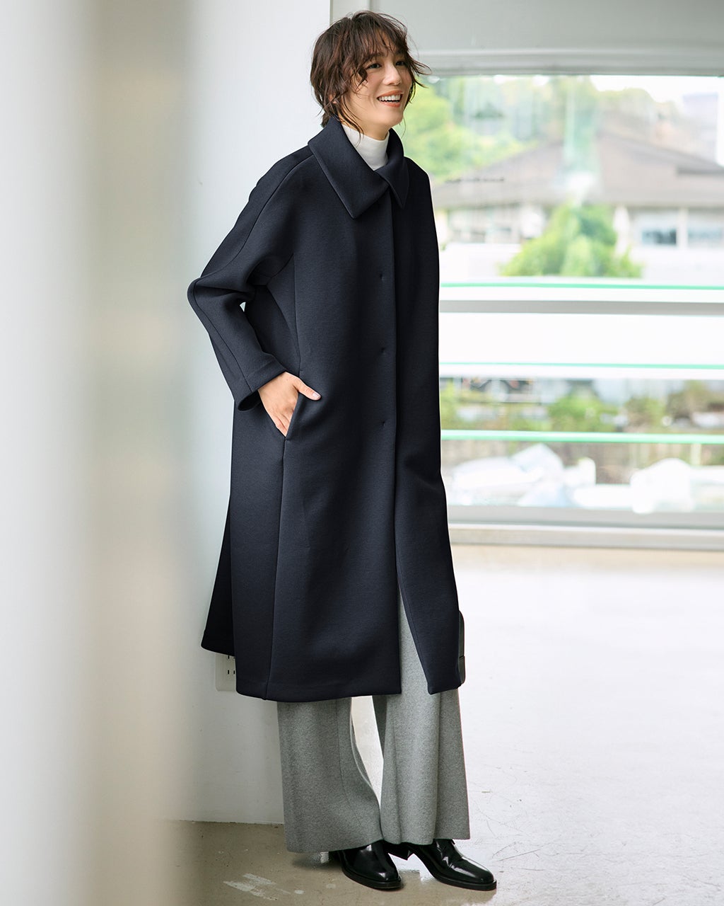 【新品未使用】LIDNM☆スラックス☆L☆ダークブラウン 新品未使用】LIDNM☆スラックス☆L☆ダークブラウン パンツ
