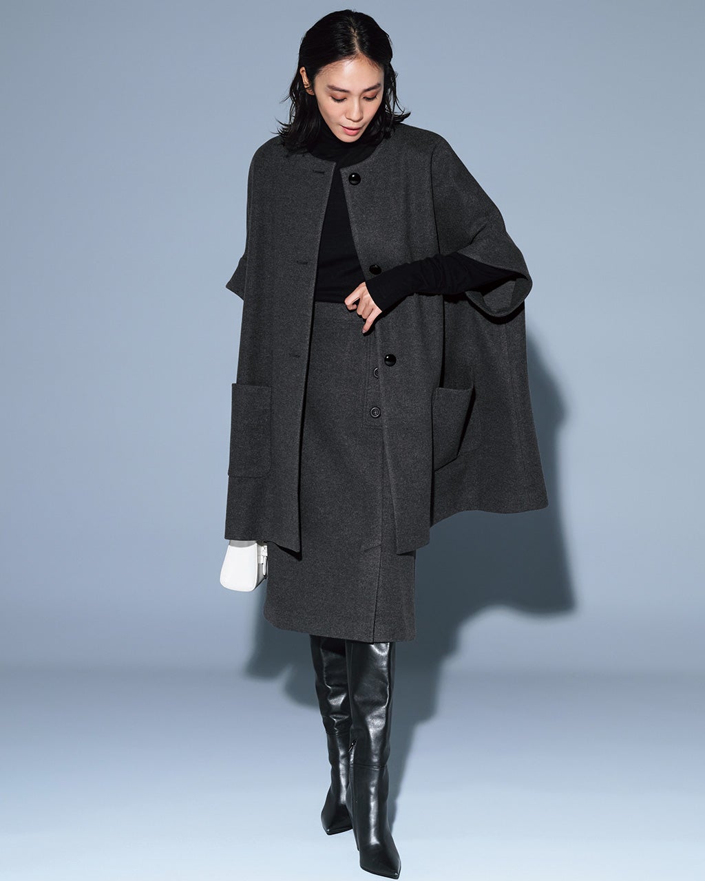 C541 レオナール レディース ポンチョ ブラック サイズM レアモデル C541 レオナール レディース ポンチョ ブラック サイズM レアモデル