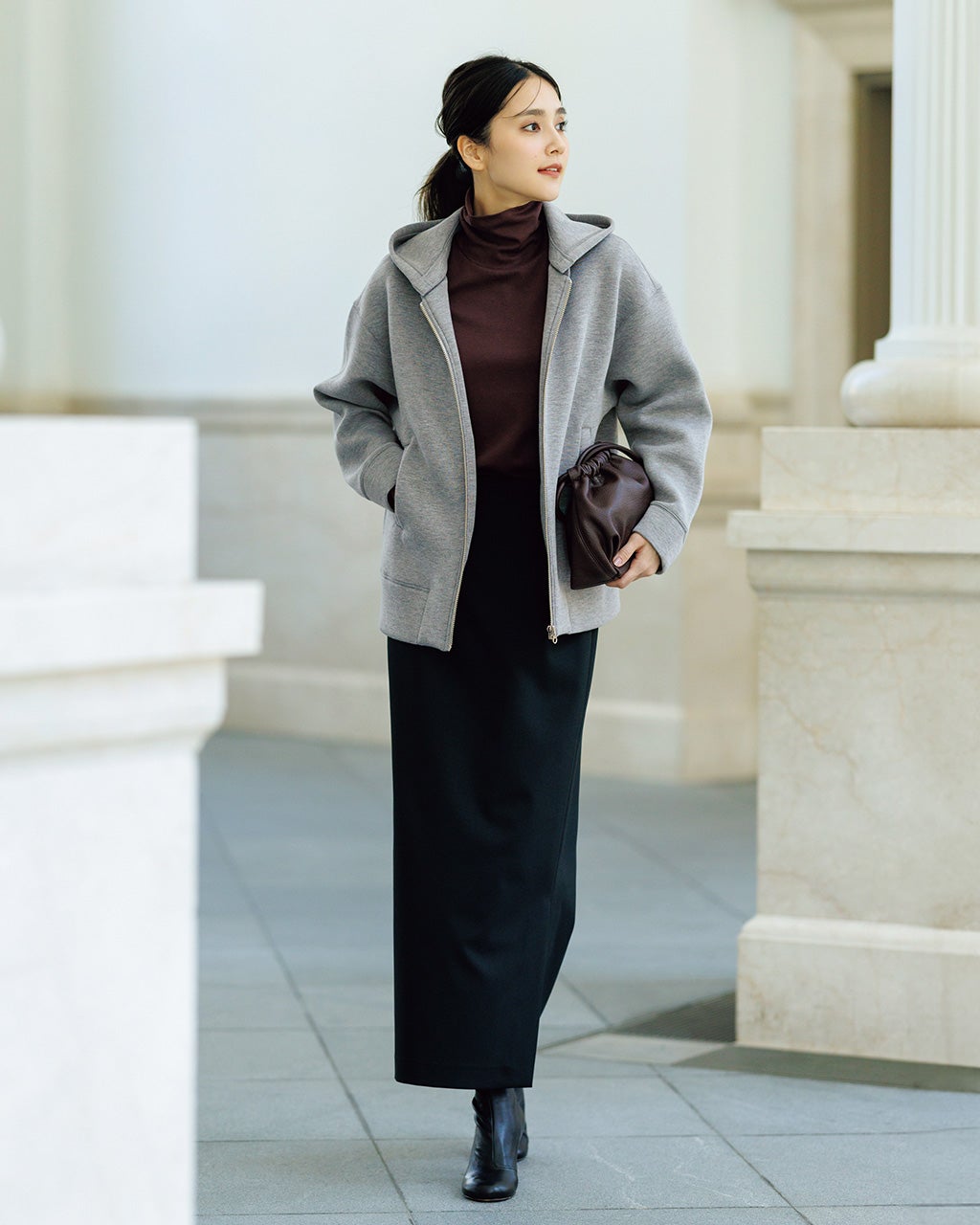 エアーライトフォルム・2WAYブルゾン/40代50代からのレディース