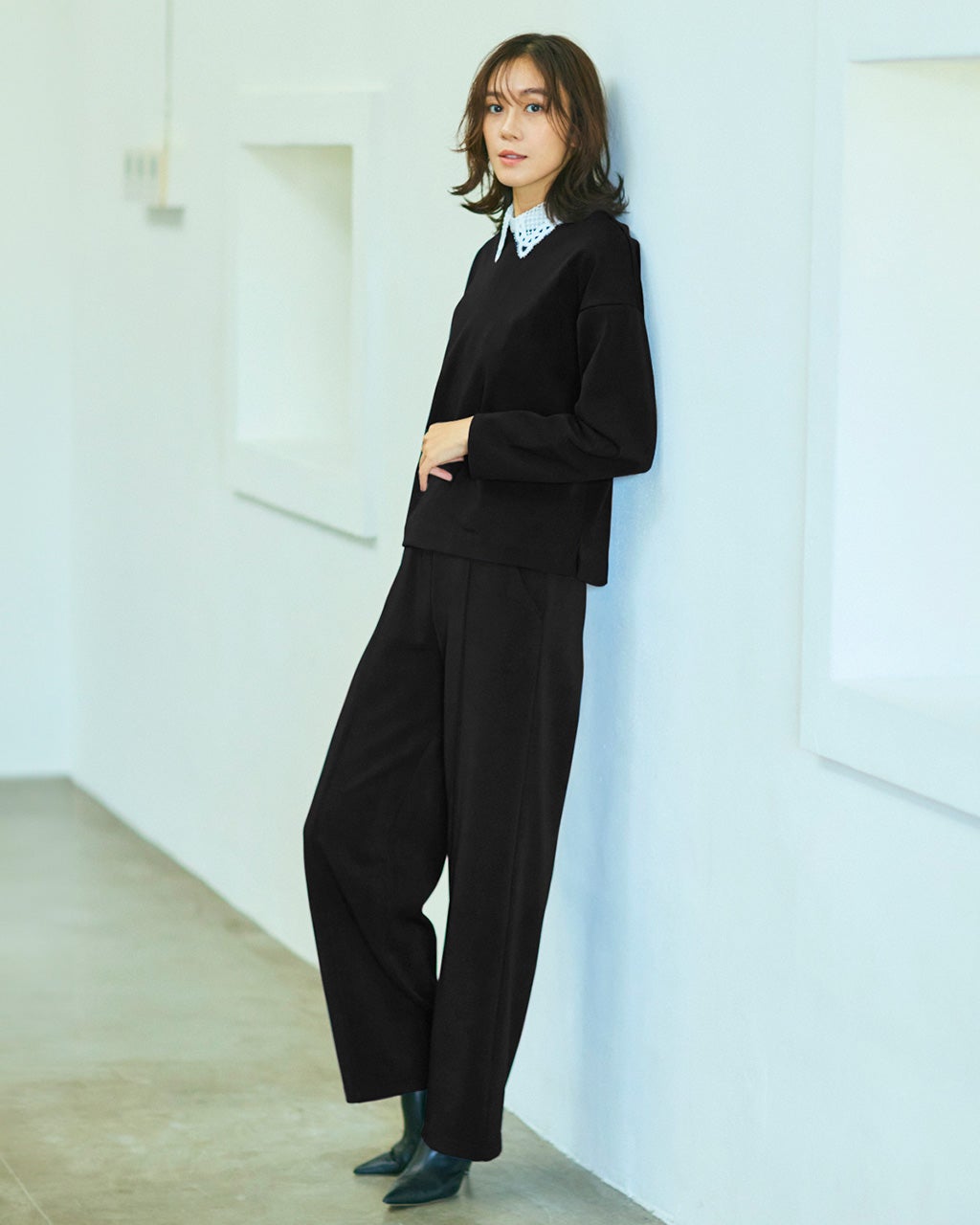 レディース セットアップ（ブラック）一覧/40代50代からのファッション