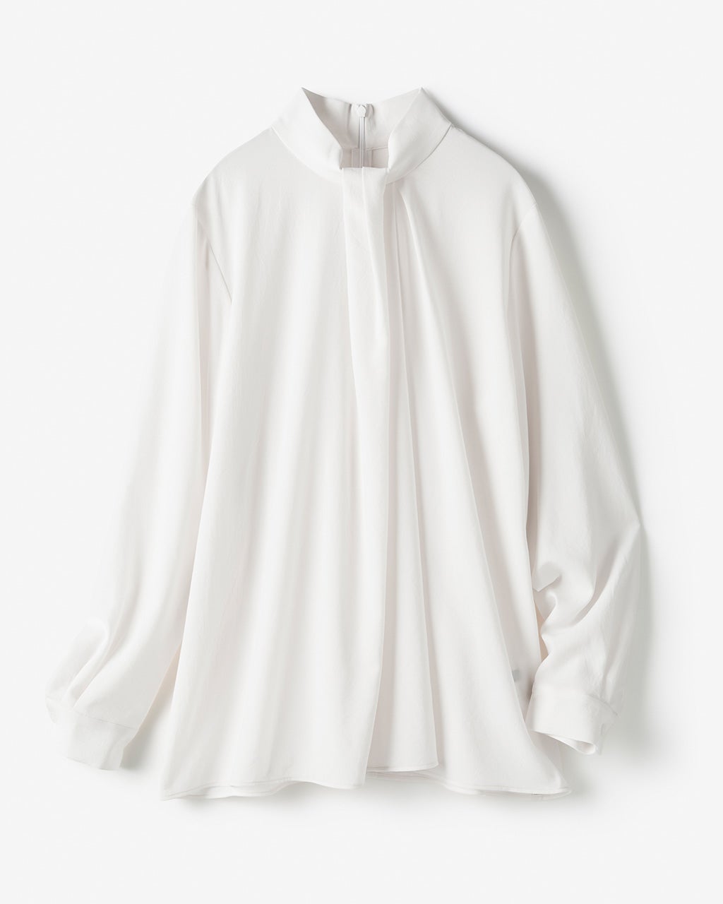 ストレッチジョーゼット・スタンドボウタイブラウス/DoCLASSE